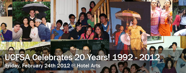 University of Calgary Filipino Students’ Association 20th Anniversary Gala – Friday, February 24 2012