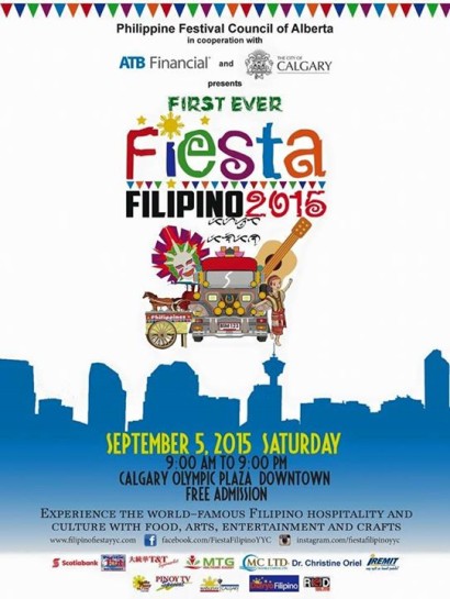 Fiesta Filipino 2015 Calgary – Saturday, September 5, 2015